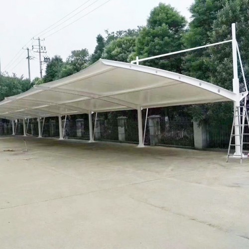 膜結(jié)構(gòu)停車(chē)棚價(jià)格 停車(chē)棚定制安裝