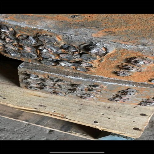 破粉碎石機(jī)高錳鋼耐磨甩錘一米礦山大型破碎機(jī)錘頭耐磨合金榔頭