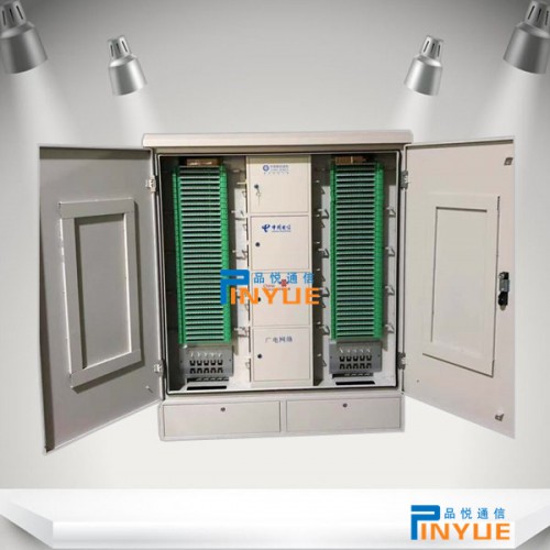 室外684芯四網(wǎng)合一光交箱安裝介紹