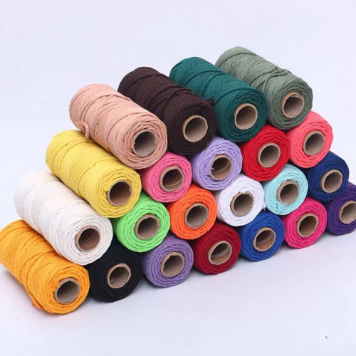 彩色棉線捆綁繩 供應環(huán)保裝飾棉繩