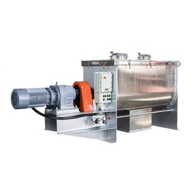 臥式螺帶混合機 化工藥品粉末螺帶混合機 食品面粉臥式混料機