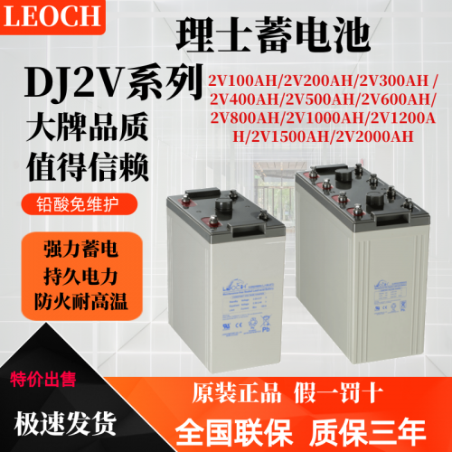 理·士蓄電池DJ1002V200AH/300AH/500AH