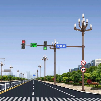 信號(hào)燈電子警察桿件