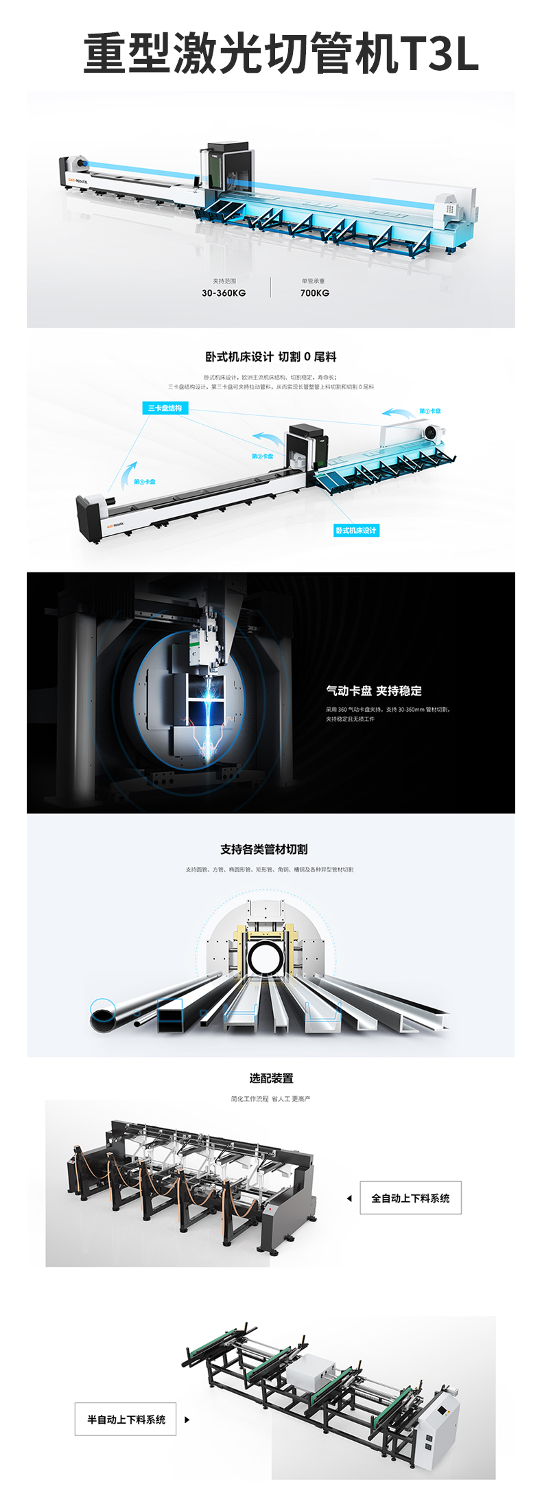 重型激光切管機(jī)T3L系列-GKS-9036T3L1